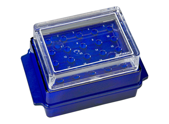 20孔冷凍微量管保溫操作盒